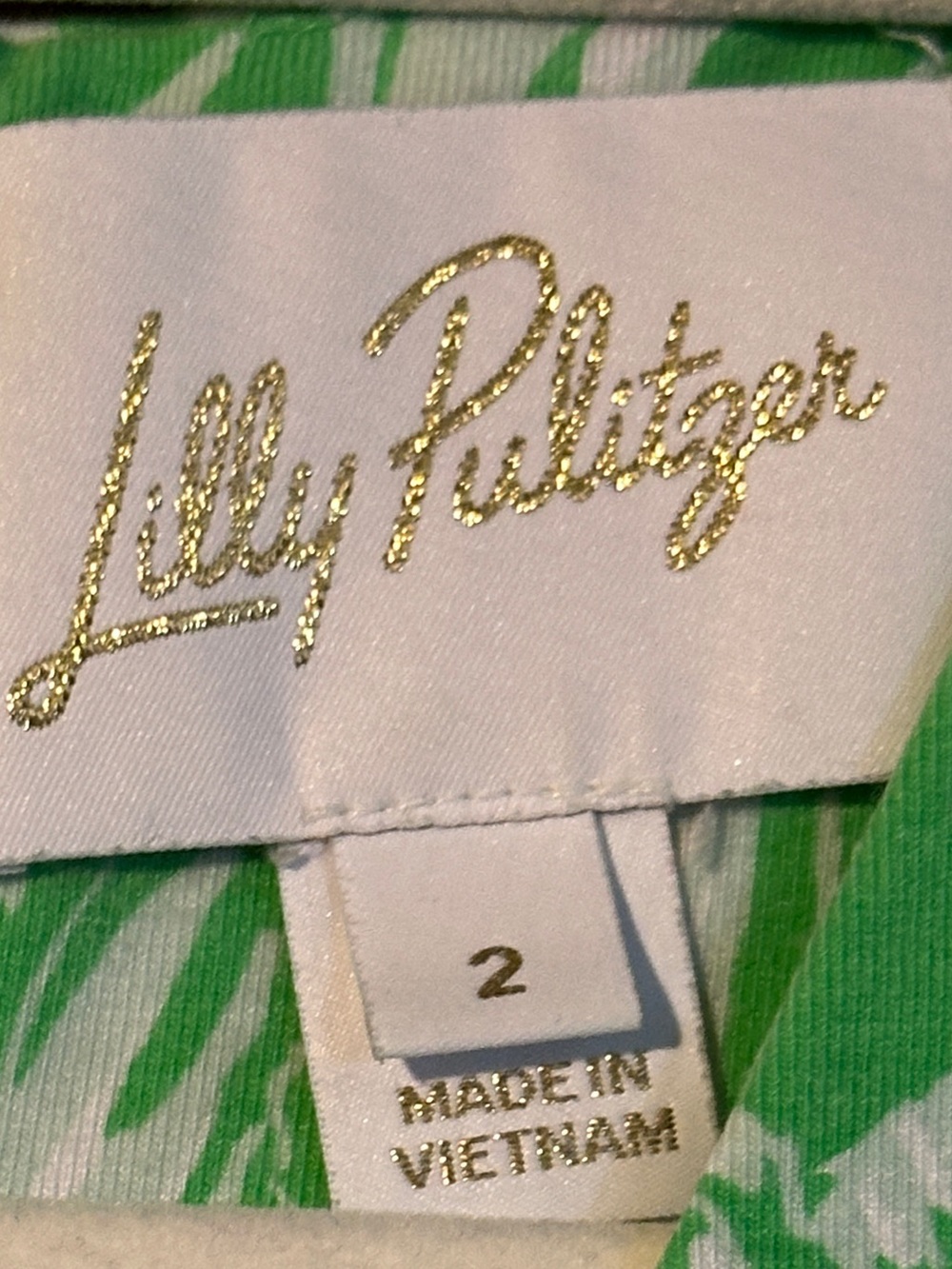 Lilly Pulitzer 2, Tilli Maxi Dress in "Fauna Green Tulip To Tango" PTP- 15.5" - Picture 4 of 7